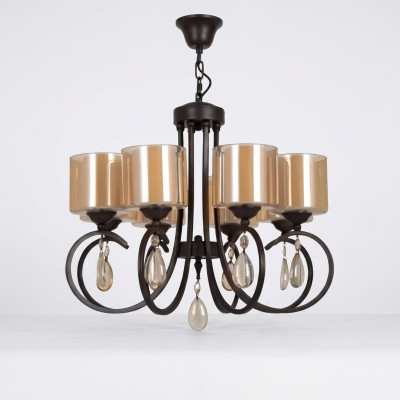 Deckenlampe Wohnzimmer Deckenleuchten Lichtschirm Luster Glas Luxus