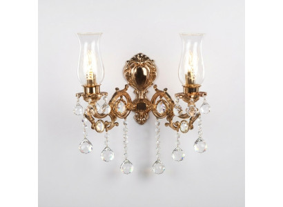 Wandleuchte Wohnzimmer Luxus gold Schlafzimmer Moderne Luster Kristall