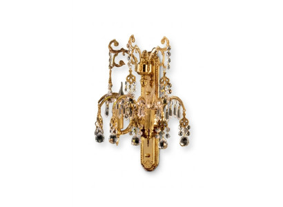 Goldene Wandlampe Wand Leuchten Wohnzimmer Lampen Luxus Wandleuchte