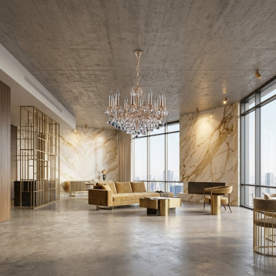 Kronleuchter Luxus Wohnzimmer Luster Glass Hänge Decken Deckenleuchten