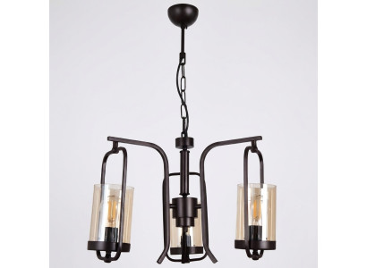 Loft Wohnzimmer Deckenlampe Luster Glass Schlafzimmer schwarz Hängelampe