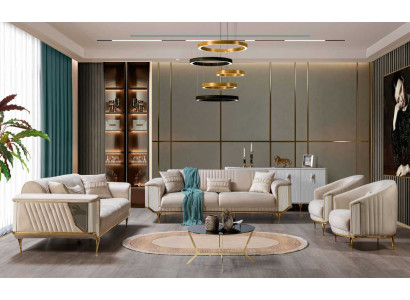 Sofa Set 3311 Sitz Moderne Sofagarnitur Couch Set Luxus Garnitur Sofas