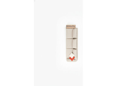 Bequemes 5-Sitzer Sofa in schlichtem Beige und modernem Design