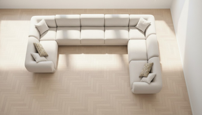 Sofa U-Form Wohnzimmer Luxus Wohnlandschaft Design Polster Ecksofa Möbel