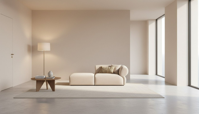 Textil Sofa 3 Sitzer Wohnzimmer Luxus Möbel Design Couch Beige 215cm