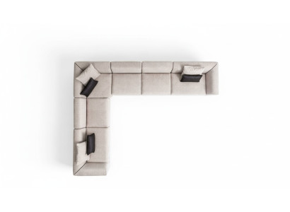 Ecksofa Sofa U-Form Polstersofa Wohnzimmer Design Designer Sitzlandschaft