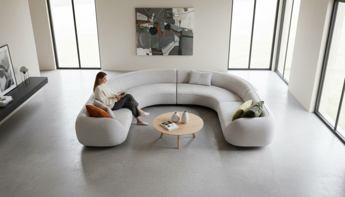 Luxus Ecksofa U Form Sofa Wohnzimmer Polstersofa Modern Design Möbel