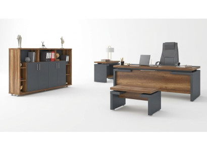 Büro Set Arbeitszimmermöbel Komplettes Set Schreibtisch Aktenschrank
