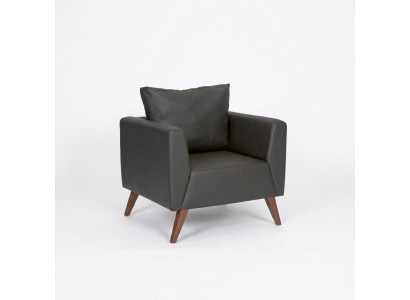 Schwarz Sessel Design Polster Sitz Arbeitszimmer Büro Office Neu
