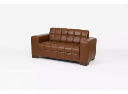 Brauner Leder Zweisitzer Büromöbel Büro-Möbelkollektion Stoffcouch