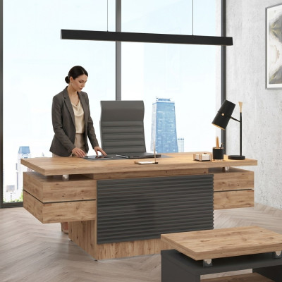 Holzschreibtisch Designer Büromöbel Modernes Design Holzmöbel Tische