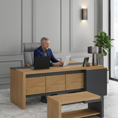 Eckscreibtisch Büroeinrichtungsmöbel Arbeitstisch Chef Möbel Office Neu Tisch