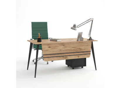 Arbeitszimmer Schreibtisch Büro Computertisch Tisch Computermöbel