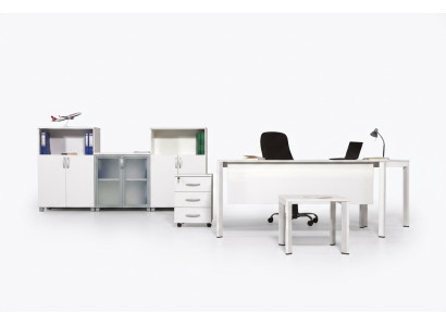 Großes Büro Set Büroeinrichtung Arbeitszimmermöbel Garnitur 4 tlg Möbel