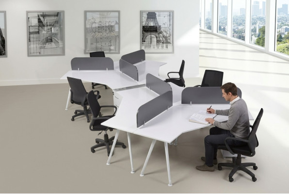 Großer Arbeitszimmer Tisch Büromöbel Büroeinrichtung Arbeitsplatz Holz