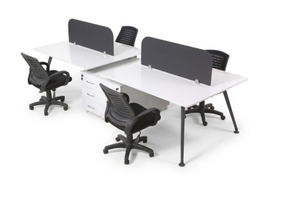 Großer Arbeitsplatz Bürotisch Schreibtische Moderne Büroeinrichtung Stil