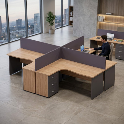 Büro Einrichtung Möbel Schreibtischen Schreibtische Team Tisch Counter