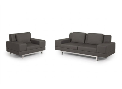 Sessel Polster Stoff Textil Arbeitszimmer Stil Modern Büro Möbel Neu