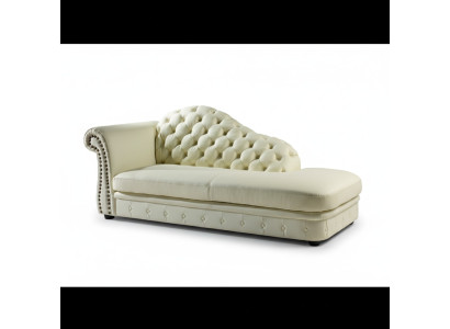 Chaiselounge Chesterfield Liege Chaise Sofa Lounge Sitz Liegen 230cm