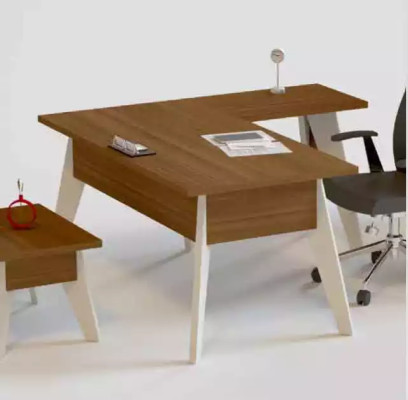 Eckschreibtisch Tisch Aktenschrank Couchtisch Schrank Möbel Büro 3tlg.