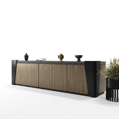 Aktenschrank Schrank Möbel Regal Sideboard 260cm Kommoden xxl Regale