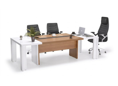 Besprechungstisch Tisch Konferenztisch Meeting Tische Holz 220x110cm
