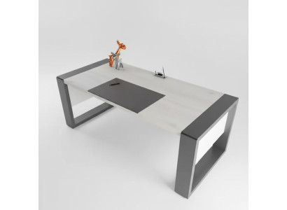 Moderner Weißer Schreibtisch Designer Büro Möbel Holz Tisch Arbeitszimmer