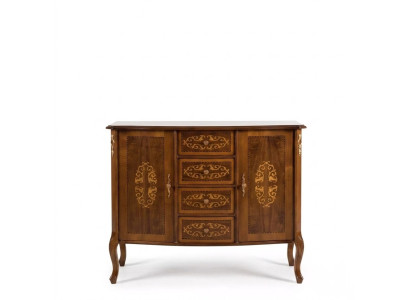 Klassische Braune Luxus Wohnzimmer Kommode Ablage Konsole Möbel Neu
