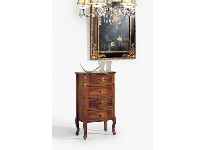 Klassische Luxus Kommode Braunes Holz Wohnzimmer Möbel Design Neu