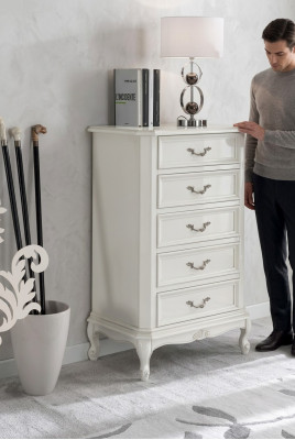 Klassische weiße Kommode mit hochwertigen Kommoden Schränke Schrank