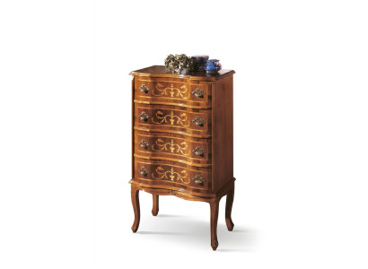 Klassische Viertürige Kommode Braun Holzmöbel Wohnzimmer Neu Modern