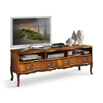 Klassisches RTV Luxus Lowboard TV-Ständer Holzmöbel Designer Möbel Neu