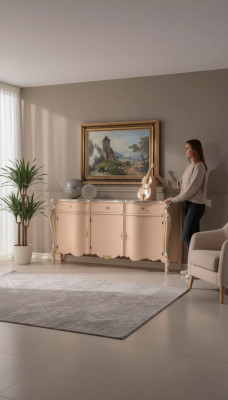Sideboard Kommode Luxus Beige Schränke Holz Holzschrank Schrank 200x57x100