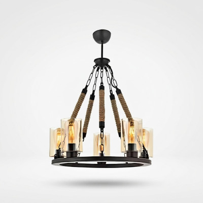 Deckenleuchter Lüster Kronleuchter Deckenlampe Lampen Glas Schwarz