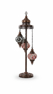 Tischlampe Tischleuchte Lampe Leuchten Luxus Mehrfarbig Lampen Glas