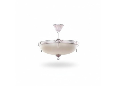 Deckenleuchter Lüster Modern Kronleuchter Deckenlampe Weiß Glas Lampen