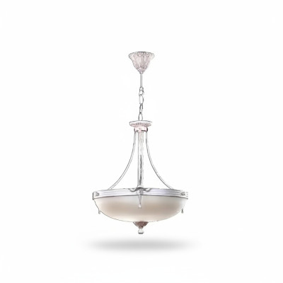 Kronleuchter Deckenleuchter Lüster Modern Deckenlampe Beige Glas Lampen