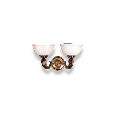 Wandleuchte Wandlampe Wandleuchten Beige Lüster Wand Lampen Gold Glas