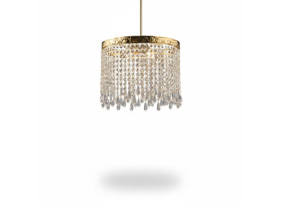 Deckenleuchter Kronleuchter Gold Deckenlampe Lüster Kristall Lampe