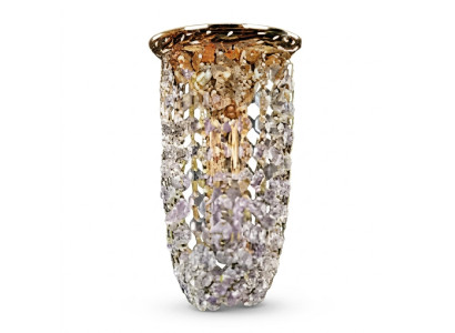 Lampe Deckenleuchter Kronleuchter Gold Deckenlampe Lüster Kristall