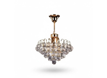 Deckenlampe Deckenleuchter Kronleuchter Gold Lüster Kristall Lampe