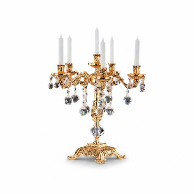 Kerzenständer Kerzenleuchter Kerzenhalter Tischleuchter Elegant Gold