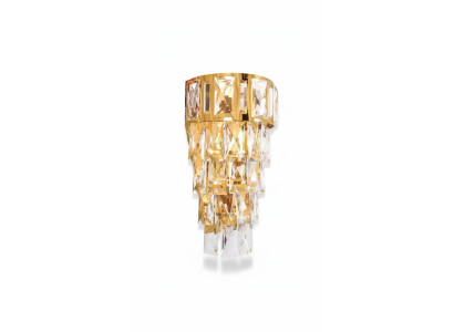 Wandleuchte Wandlampe Wandleuchten Lüster Wand Lampen Kristall Gold