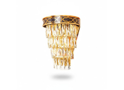 Wandleuchten Wandleuchte Wandlampe Lüster Wand Lampen Kristall Gold