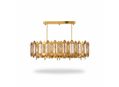 Deckenlampe Kronleuchter Deckenleuchter Lampe Gold Lüster Kristall