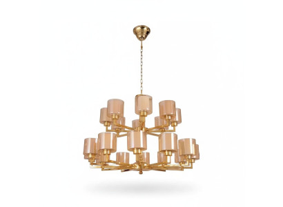 Kronleuchter Deckenleuchter Gold Deckenlampe Lüster Glas Modern Neu