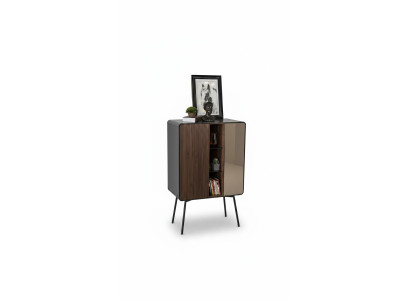 Retro Anrichte Bar Schrank Wohnzimmer Schränke Holz Weinschrank Braun