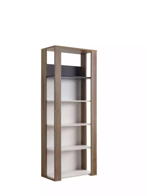 Bücherregal Standregal Kinderregal Regal Bücherschrank Holz Braun Neu