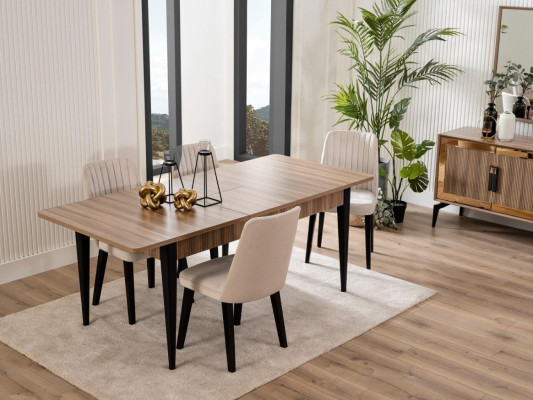Esszimmer Luxus Essgruppe Esstisch Set 10tlg Esszimmer Braun Holz