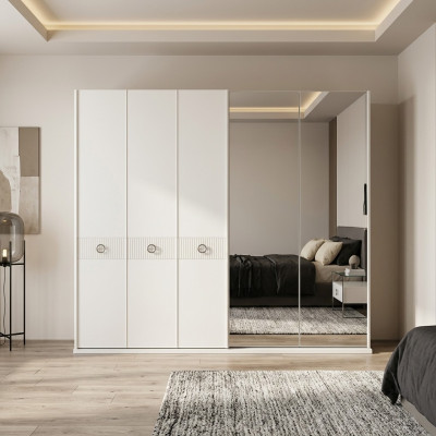 Kleiderschrank Schränke Weiß Schlafzimmer Spiegel Kleiderschränke Holz